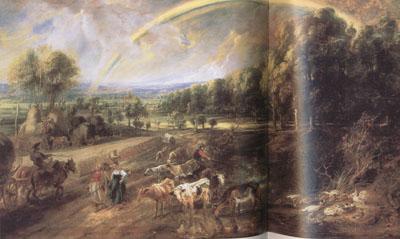Peter Paul Rubens Landscape with a Rainbow (mk01) Sweden oil painting art